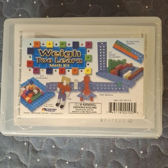 Weigh Too Learn Math Kit - Multicolor - sealed - Picture 1 of 3
